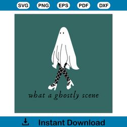 Taylor Swift Halloween What A Ghostly Scene SVG Digital File