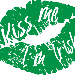 shamrock lips svg, kiss lips svg, st. patrick's day svg, saint patricks svg, lucky svg, shamrock svg, instant download