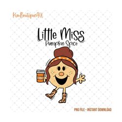 little miss pumpkin spice png, halloween little miss png, pumpkin halloween png, queen pumpkin png, retro halloween png,