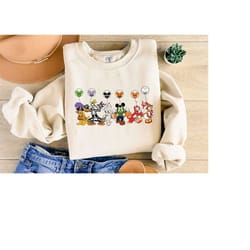 magical land halloween sweatshirt, mickey balloons trendy sweatshirt, disneyland sweatshirt, oversized sweatshirt, hallo