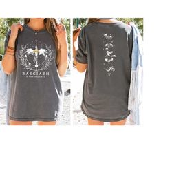 basgiath war college double-side shirt, fourth wing shirt, dragon rider shirt, rebecca yoros, fourth wing, violet sorren