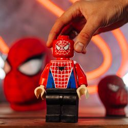 SpiderMan Big Lego figure 16cm. Spider Man (Tobey Maguire) figure.
