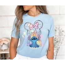 stitch shirt, disney tee, disney stitch shirt, stitch disneyworld shirt, disney vacation shirts, disney castle shirt, ma