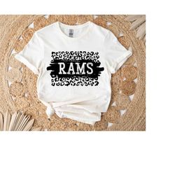 Rams svg, Rams leopard svg,Go Rams svg, Rams Football Svg,Ramsvg, Mascot, School, svg, dxf, eps, png, pdf, sublimation,