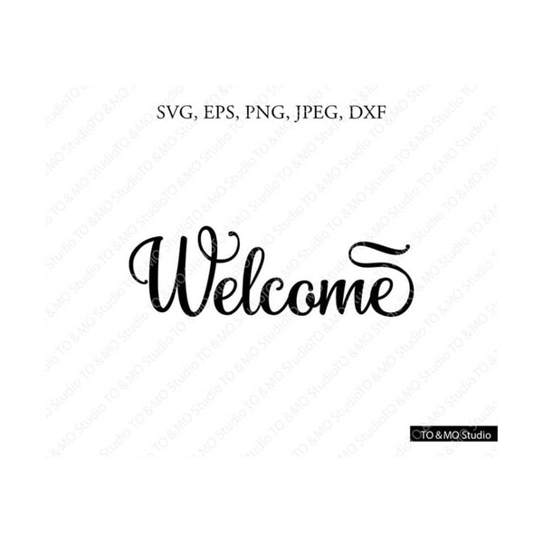 Welcome SVG, Welcome Sign SVG, Welcome, Welcome Clipart,Sign - Inspire ...