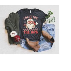 retro christmas shirt | santa christmas shirt, cute christmas tee, christmas tshirt for women, santa ho shirt, womens ch