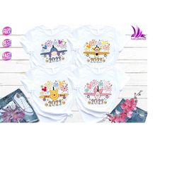 disney bound 2023 shirt, winnie the pooh and friends airplane matching, disney family trip shirt, disneyland shirt, disn