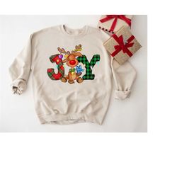 christmas joy sweatshirt, joy shirt, christmas party shirt, gift for christmas, family christmas shirt, xmas shirt, merr