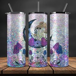 mushrooms tumbler wrap ,mushrooms png , mushroom sublimation design 07
