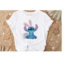 disney stitch easter shirt, disney easter shirt, stitch shirt, easter disneyland shirt, easter bunny shirt, happy easter