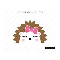 hedgehog svg, cute hedgehog face svg, hedgehog clip art, hedgehog face svg, cute head svg, cricut, silhouette cut file c