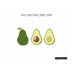 avocado svg, avocado clipart, avocado print svg, svg files, cricut, silhouette cut files