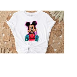 mickey shirt , mickey ears ,disney shirt, disneyland shirt , kids disney shirt , disney rock and roll shirt , funny disn