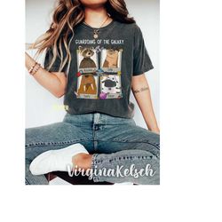 comfort colors guardians of the galaxy 2023 shirt, rocket and friends shirt, retro guardians of the galaxy vol.3, rocket