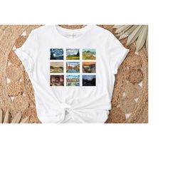 famous old paintings collage t-shirt | vincent van gogh grid t-shirt | art tee | grunge aesthetic clothing | art lover |