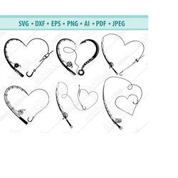 fishing love svg, fishing pole svg, silhouette fishing svg fishing hook cricut file, fishing cut file printable instant