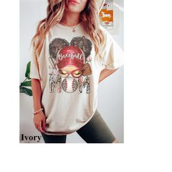 baseball mom shirt, baseball mama tee, sports mom tees, comfort colors tee, shirt for mother's day, women baseball shirt