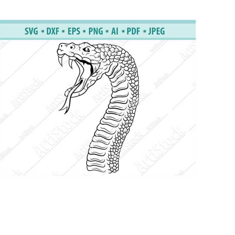 Snake Svg File Snake Svg File, Snake Clipart, Reptile Svg, File for Cricut, | Inspire ...