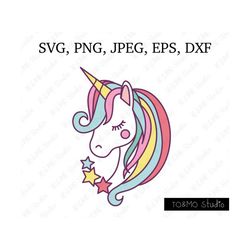 unicorn svg, unicorn clipart, unicorn head svg, svg files, cricut, silhouette cut files
