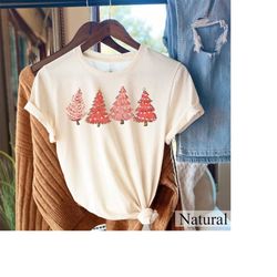 christmas trees shirt | christmas shirts for women, christmas trees tee, christmas tshirts women, christmas gift for her