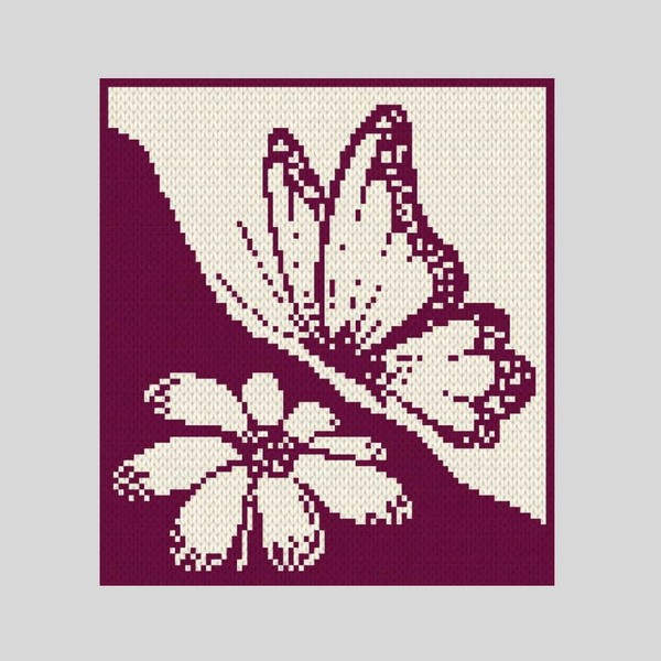 loop-yarn-finger-knitted-butterfly-flower--blanket-3