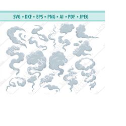 clouds svg, clouds weather svg, cartoon cloud, cloud clipart png, cloud silhouette svg, file for cricut, svg cut file, d