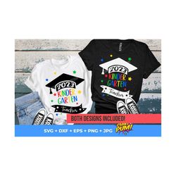 teacher of a 2023 kindergarten graduate shirt svg, 2023 kindergarten teacher svg, proud teacher svg, class of 2023 svg,
