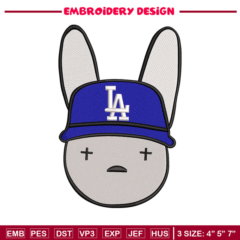 Bad bunny embroidery design, Bunny embroidery, Embroidery file, Embroidery shirt, Emb design, Digital download.jpg