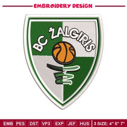 Bc zalgiris embroidery design, Logo embroidery, Embroidery file, Embroidery shirt, Emb design, Digital download