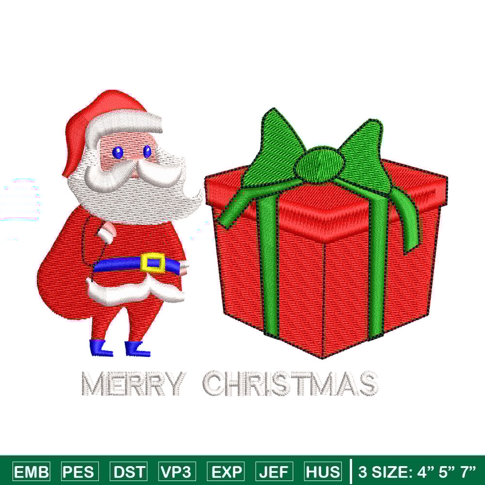 Big gift chrismas embroidery design, Chrismas embroidery, Embroidery file, Embroidery shirt, Emb design,Digital download.jpg