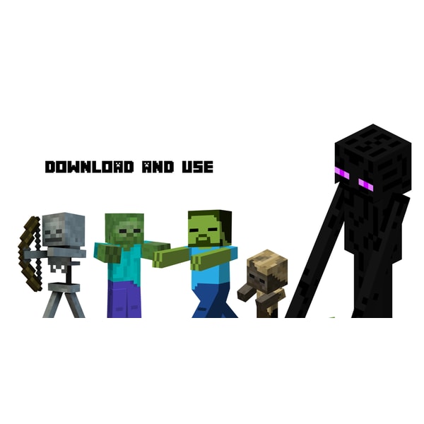 Minecraft png bundle, minecraft icons, video game png, insta | Inspire ...