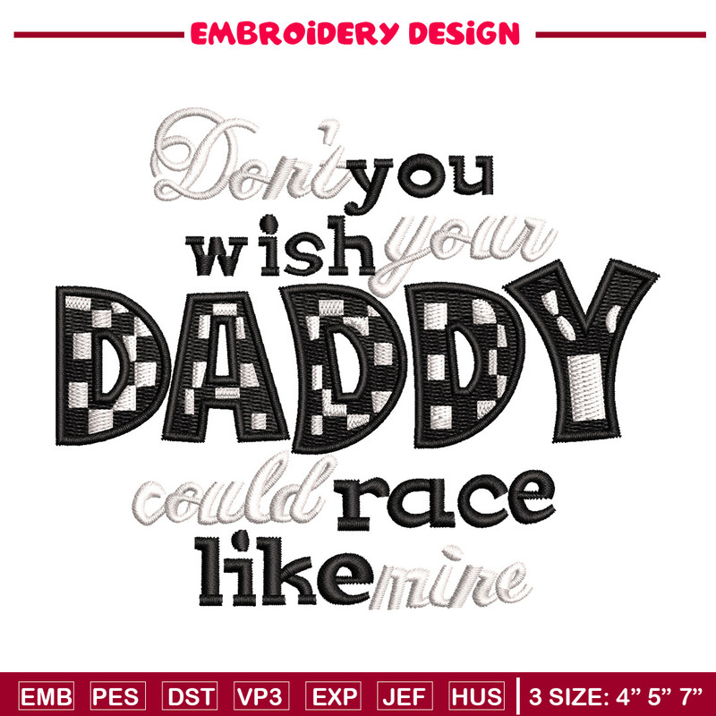 Dady logo embroidery design, Logo embroidery, Embroidery file, Embroidery shirt, Emb design, Digital download.jpg