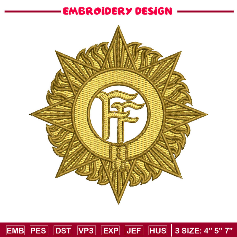 Ff logo embroidery design, Logo embroidery, Embroidery file, Embroidery shirt, Emb design, Digital download.jpg