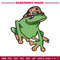 Frog boy embroidery design, Frog embroidery, Embroidery file, Embroidery shirt, Emb design, Digital download.jpg