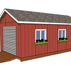 12x24 Garden Shed Plans