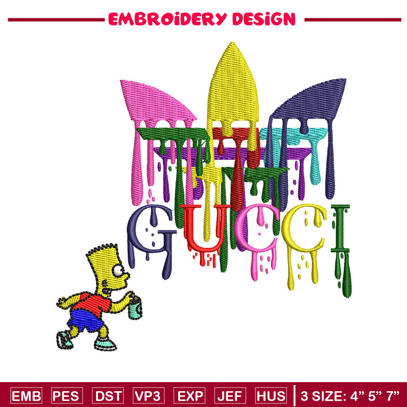 Gucci color embroidery design, Gucci embroidery, Embroidery file, Embroidery shirt, Emb design, Digital download.jpg