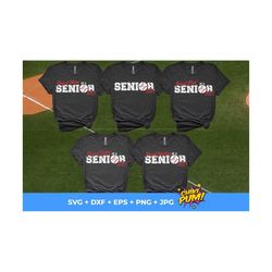 proud baseball family of a senior 2023 bundle svg, proud of a 2023 graduate, distressed svg, mom dad brother sister svg,
