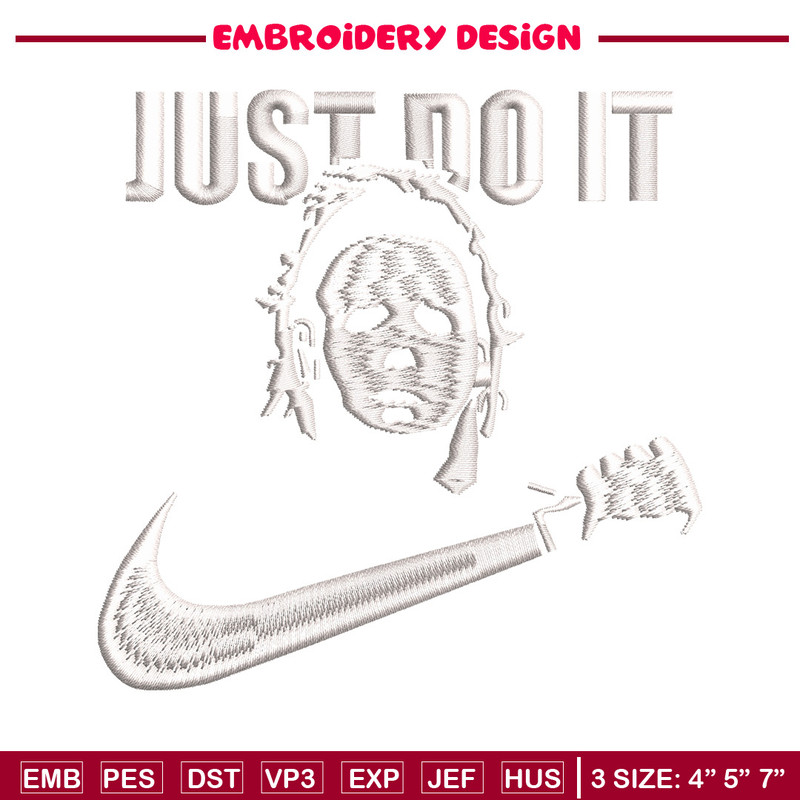 Just do it embroidery design, Horror embroidery, Embroidery file,Embroidery shirt, Emb design, Digital download.jpg