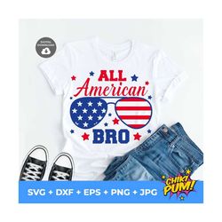 all american brother svg, boy 4th of july svg, funny 4th of july svg, july fourth, star spangled, kids patriotic svg fil
