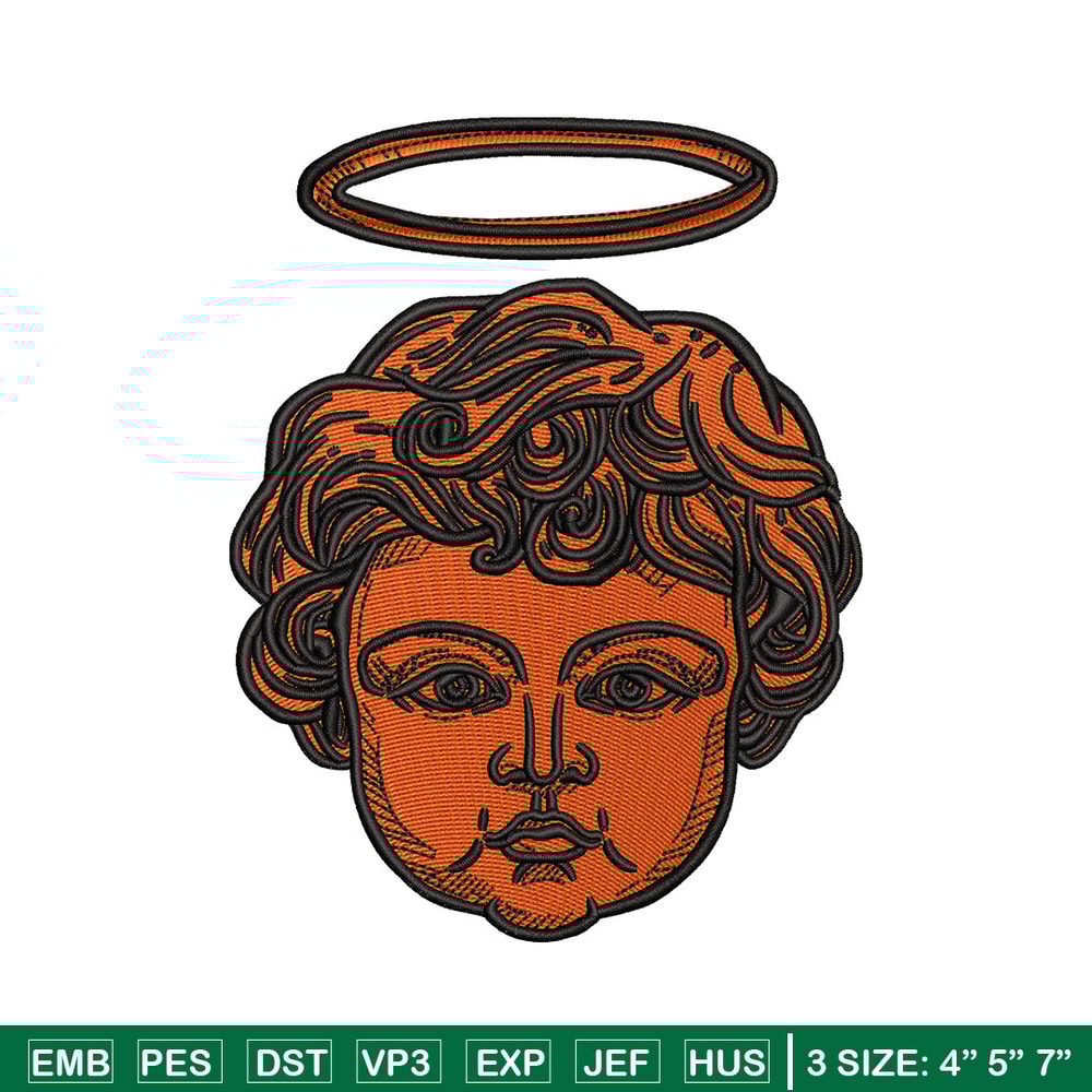 Angel baby embroidery design, Angel embroidery, Embroidery file, Embroidery shirt, Emb design, Digital download.jpg