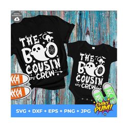 The Boo Cousin Crew svg, Happy Halloween svg, Cousin Crew svg, Family Reunion svg, Digital Download, Cousin Cut Files fo