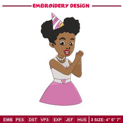 Black girl embroidery design, Gracies Coner embroidery,Embroidery file,Embroidery shirt, Emb design, Digital download