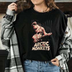 arctic monkeys sweatshirt alex turner tshirt rock band unisex the car album hoodie north american tour 2023