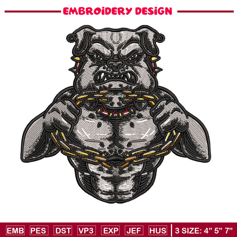 Bull dog body embroidery design, Bull embroidery, Embroidery file, Embroidery shirt, Emb design, Digital download.jpg