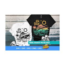 aw ship it's a mother daughter trip svg, cruise ship svg, family cruise svg, cruise shirts svg, summer cruising svg, fil