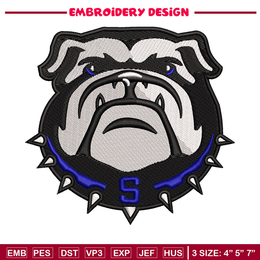 Bull dog face embroidery design, Bull embroidery, Embroidery file, Embroidery shirt, Emb design, Digital download.jpg