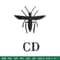 Cd mosquito embroidery design, Logo embroidery, Embroidery file, Embroidery shirt, Emb design, Digital download.jpg