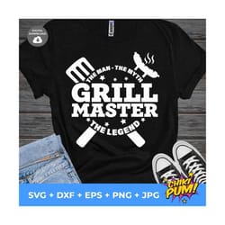 grill master svg, 4th of july svg, grilling svg, july 4th svg, father's day svg, cut file, silhouette svg, png sublimati