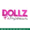 Dollz logo embroidery design, Logo embroidery, Embroidery file, Embroidery shirt, Emb design, Digital download.jpg