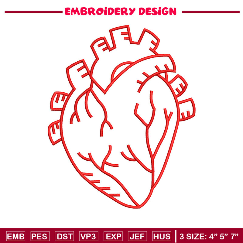 Heart real life embroidery design, Heart embroidery, Embroidery file, Embroidery shirt, Emb design, Digital download.jpg